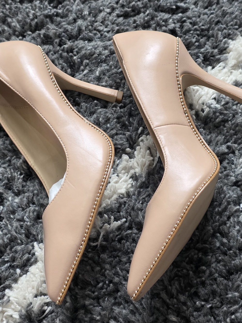 Coach Women's Tan Pointed Toe Pumps in Blush Size 7.5 - Picture 5 of 11